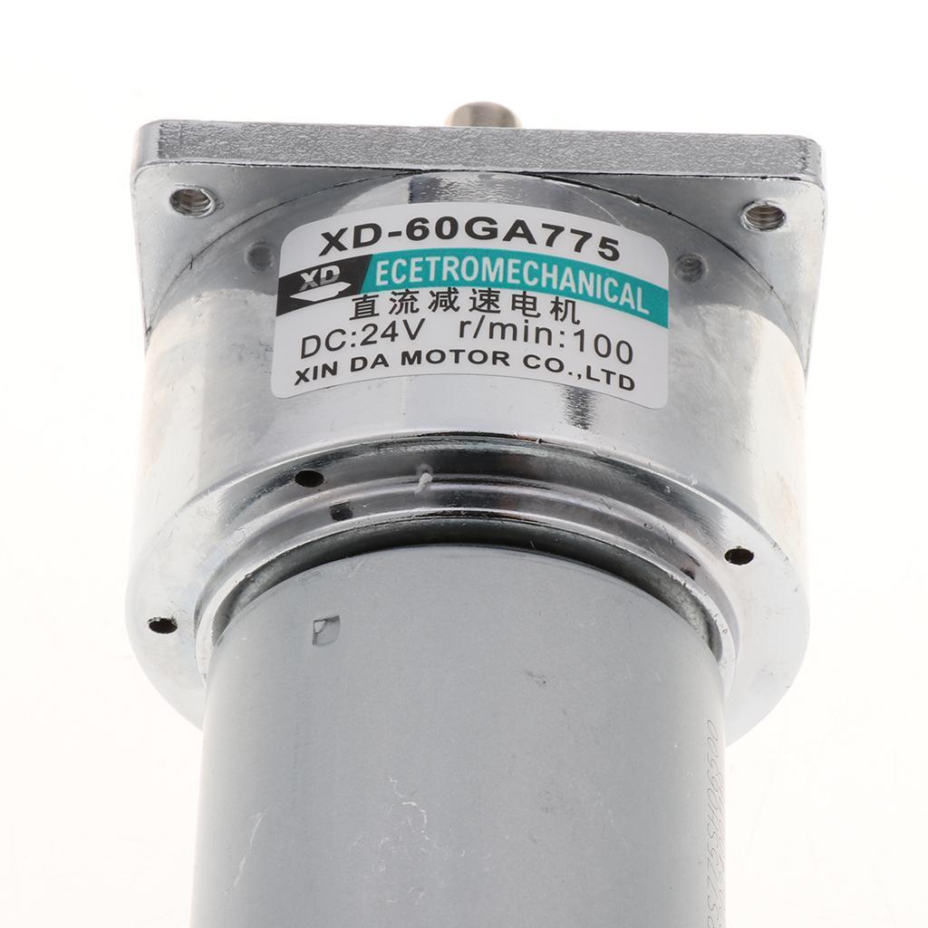 Micro Speed Reduction Geared Motor Reversible DC 24V 35W 300RPM