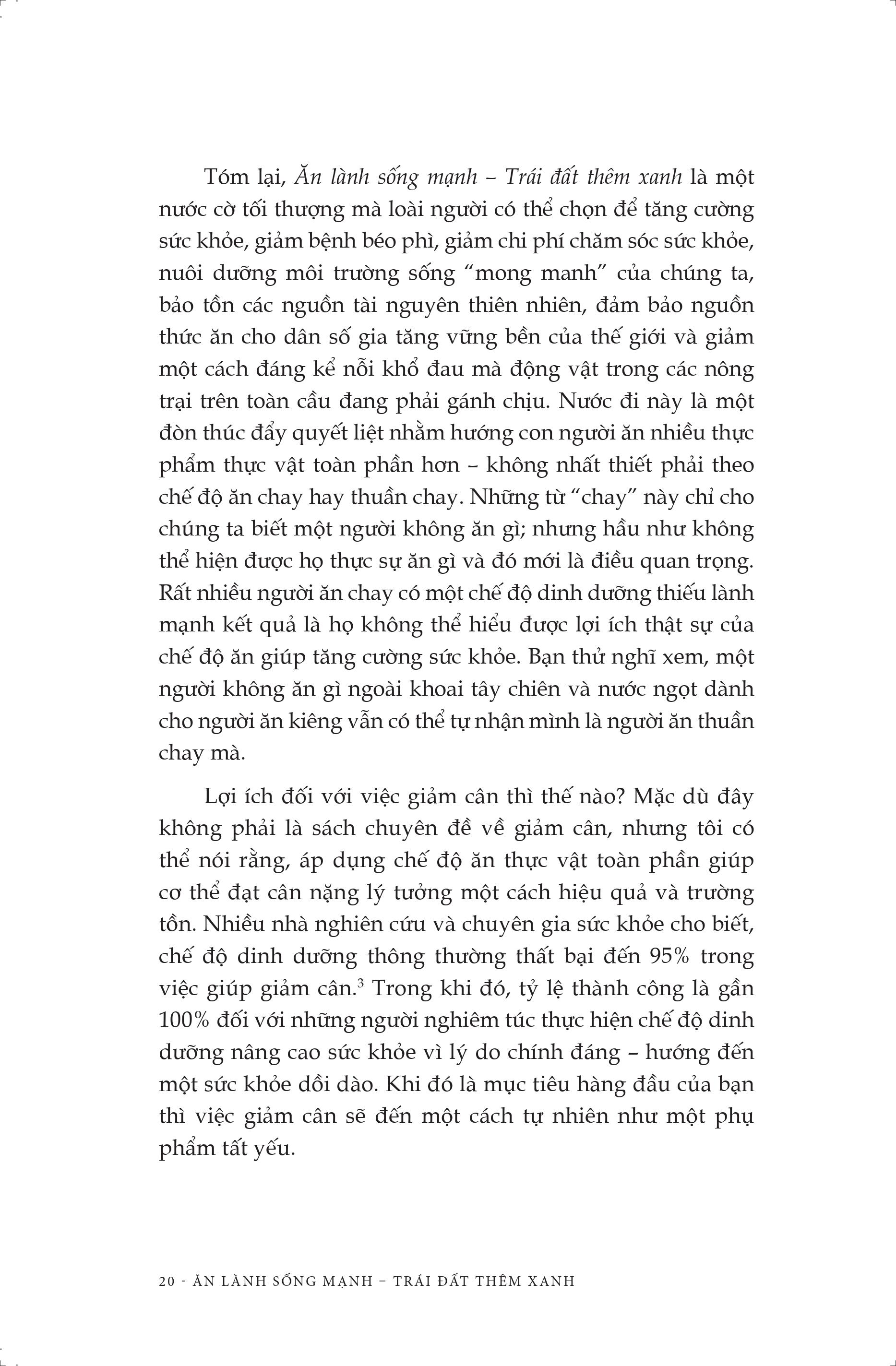 Ăn lành sống mạnh Trái đất thêm xanh - Sức mạnh của chế độ ăn thuần thực vật _J. Morris Hicks &amp; J. Stanfield Hicks
