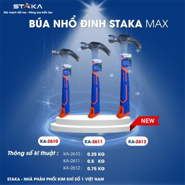 Búa nhổ đinh 0.75 kg STAKA Max (6C/H,36C/T) KA-2612