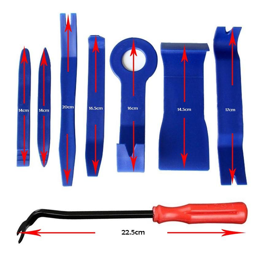 Set 8 dụng cụ tháo gỡ bảng điều khiển âm thanh xe hơi 6 Inch
