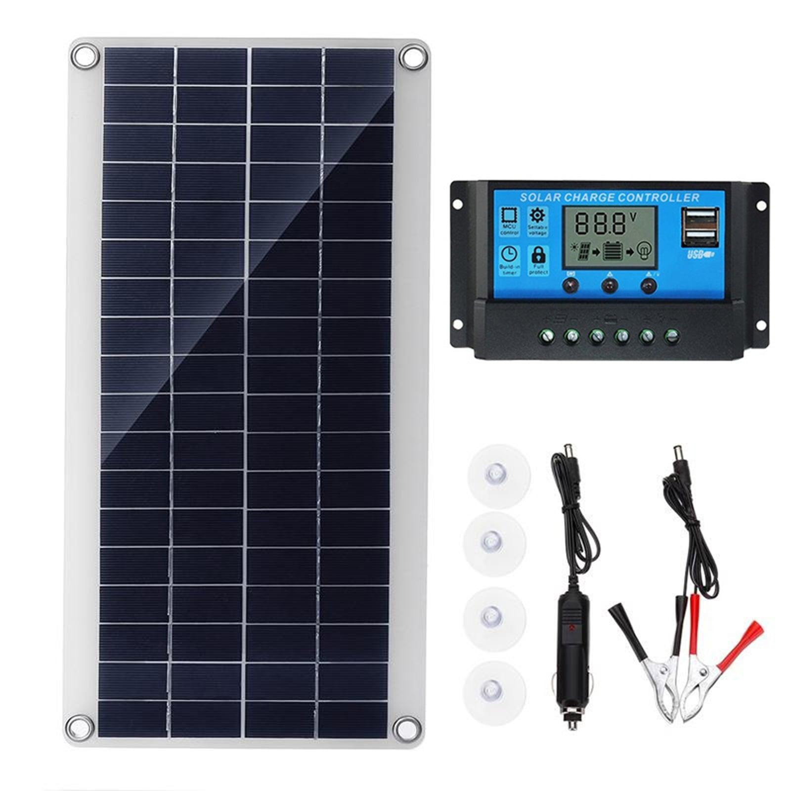 Tấm Pin Năng Lượng Mặt Trời 300W Pin Năng Lượng Mặt Trời 12V Bộ Điều Khiển Tấm Pin Năng Lượng Mặt Trời 10A-60A Cho Điện Thoại RV Xe Đoàn Lữ Hành Tại Nhà, Cắm Trại Ngoài Trời Màu Pin: G