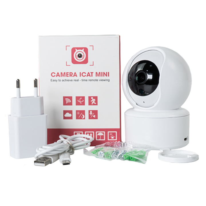 Camera IP Wifi trong nhà Hunonic ICat Mini - Hàng chính hãng