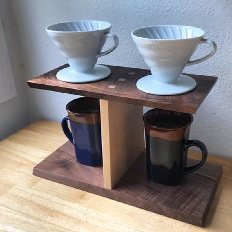 Giá đỡ pha cà phê Drip Coffee bằng gỗ