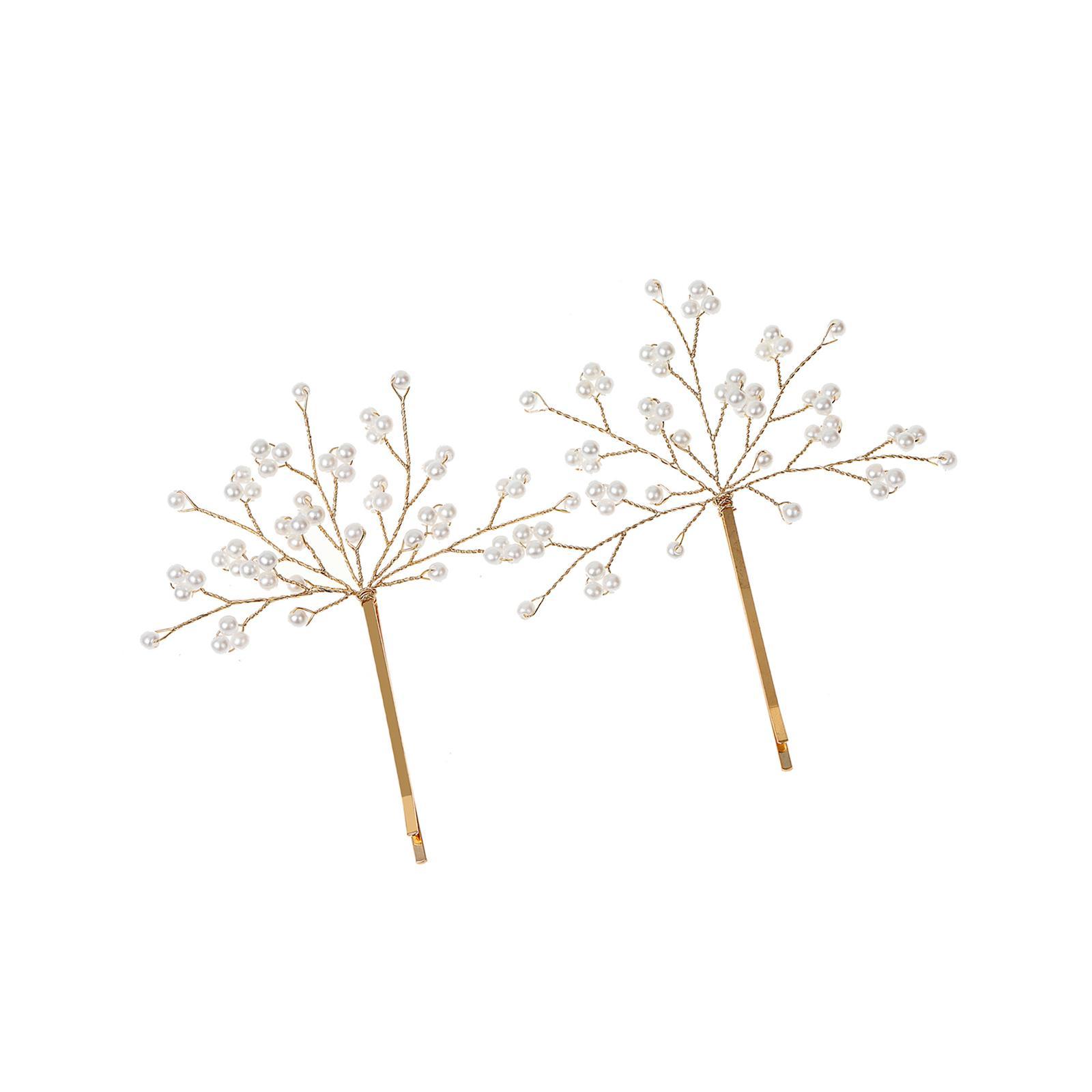 2Pcs Hair Clips Elegant Hair Styling Tool Hair Accessories Snap Hairpins