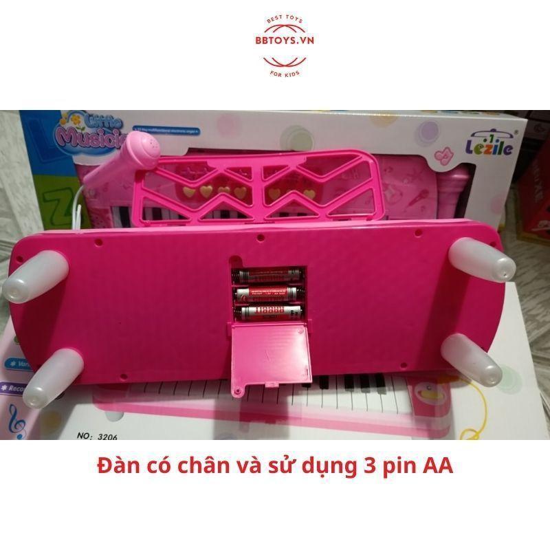 Đồ Chơi Mô Hình Đàn Piano Kèm Micro ĐồChơi Có Nhạc Cho Bé.