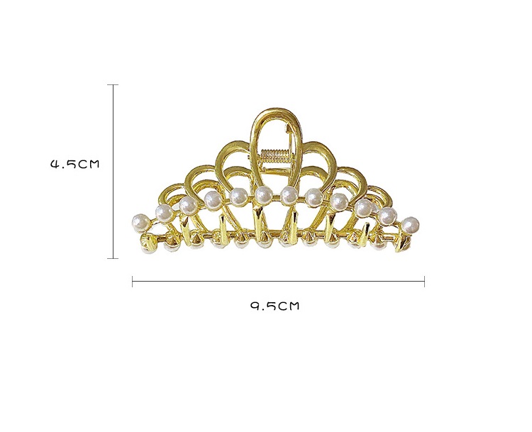 Kẹp tóc kim loại ngọc trai  ( mẫu mới )