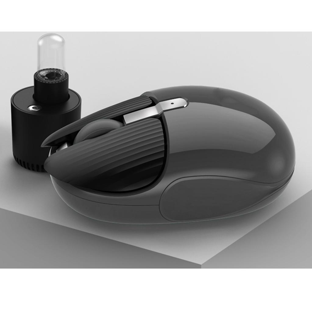 Computer Wireless Mouse, Wireless Ergonomic Mouse 2.4G Portable Mobile Mouse Optical Mice with Receiver, 1600 DPI, 4 Buttons for Laptop, Notebook, PC