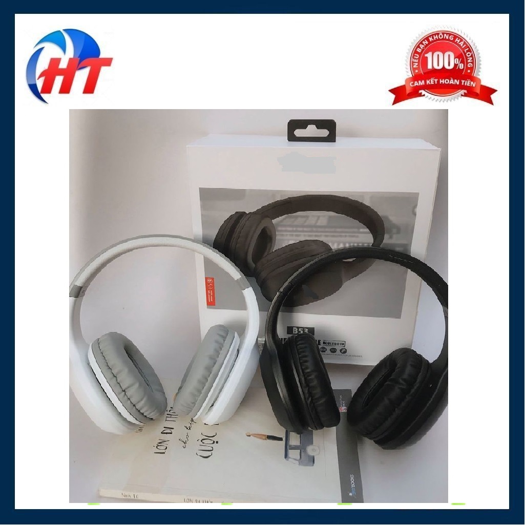 Headphone chụp tai bluetooth B53 với thiết kế siêu xịn kết cấu âm thanh đỉnh-HT