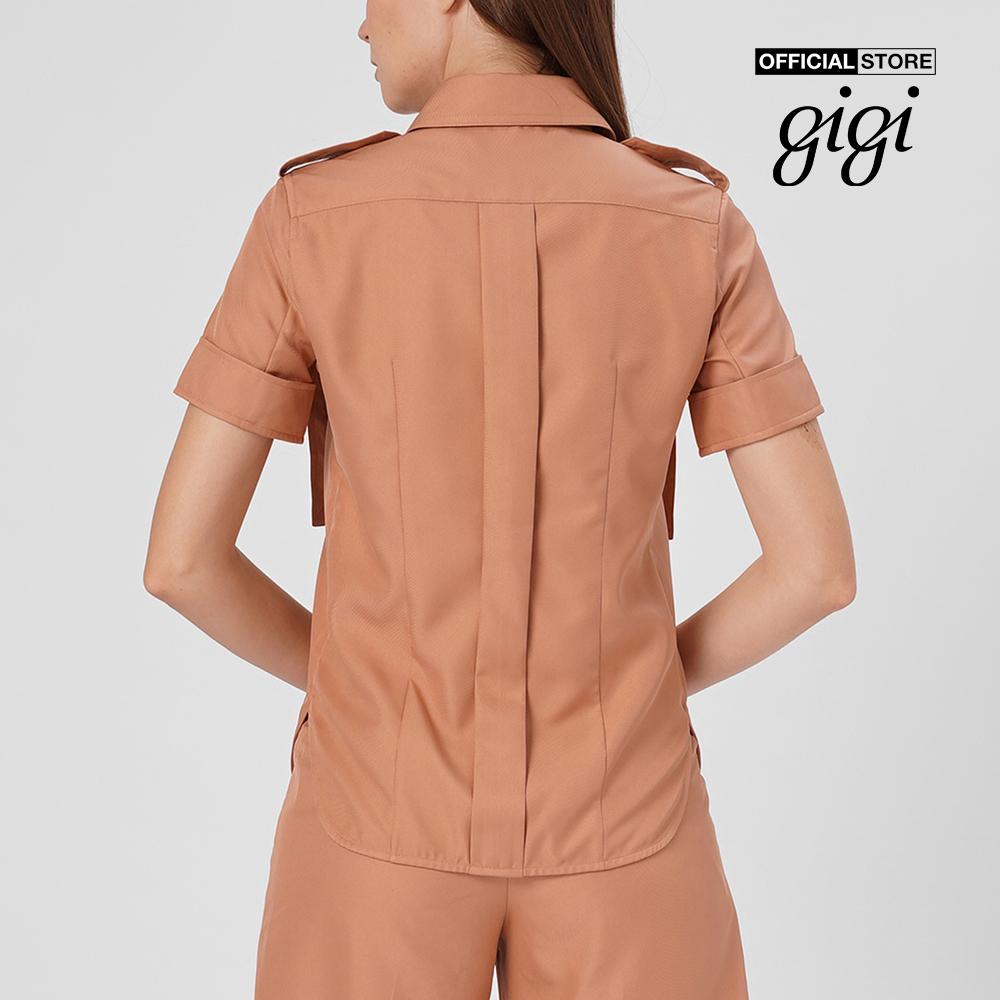 GIGI - Áo sơ mi nữ túi hộp Safari G1107S211212