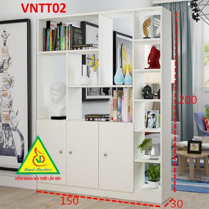 TỦ KỆ TRANG TRÍ KIÊM VÁCH NGĂN VNTT02.1 - Nội thất lắp ráp Viendong Adv