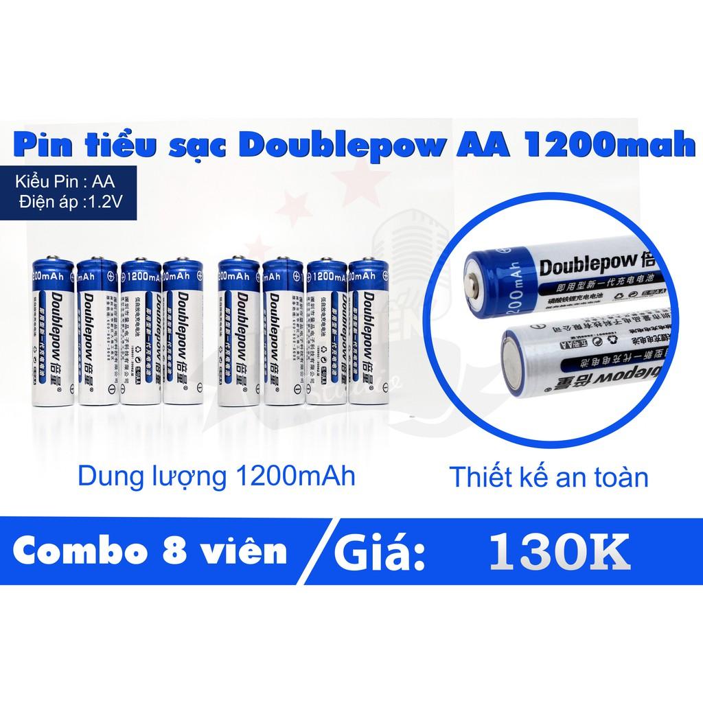 Combo pin AA 3200mAh kèm sạc hoặc pin riêng Doublepow UK93B giá siêu tốt hàng nhập loại 1 - Bảo hành 12 tháng