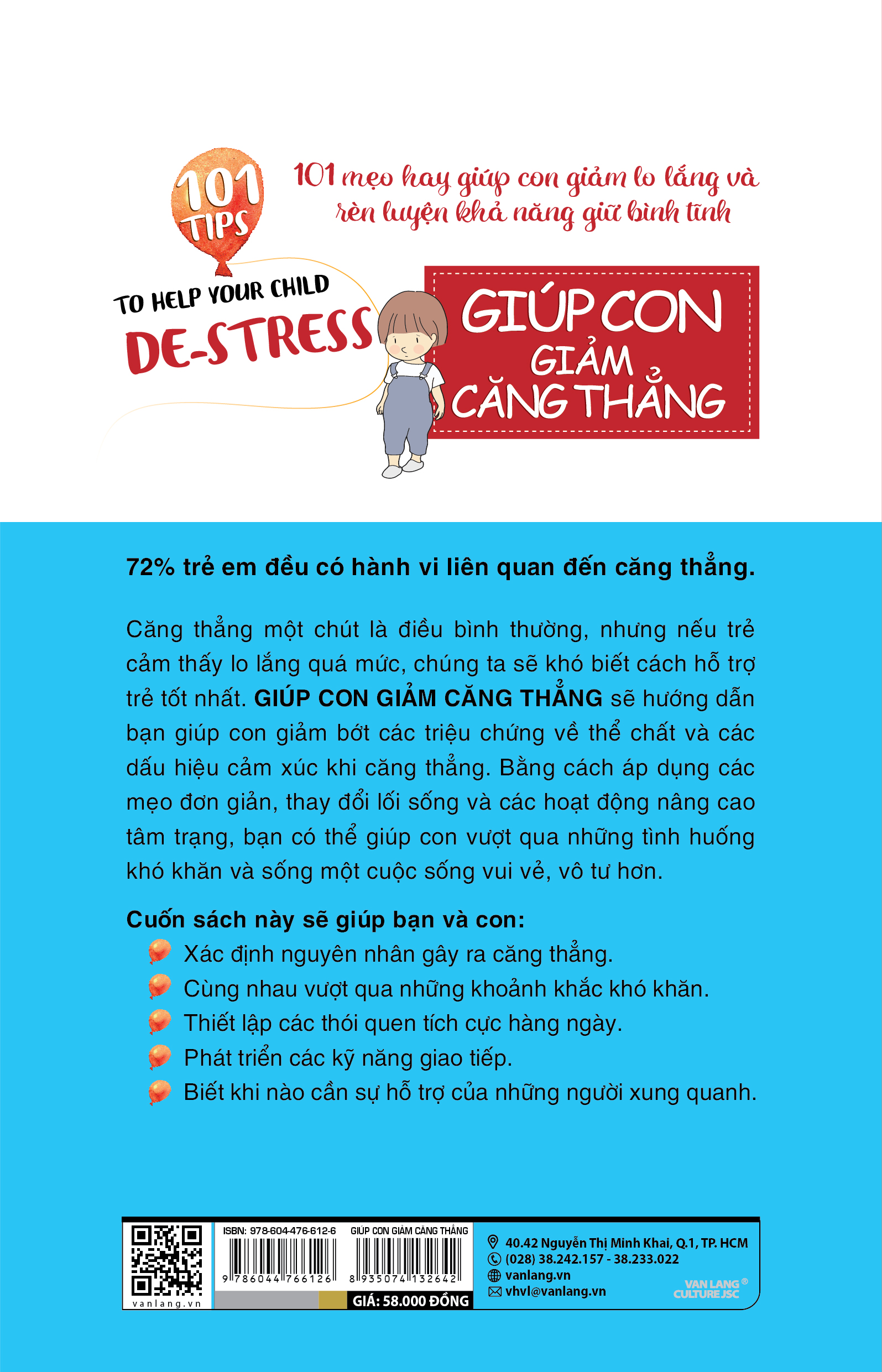 Giúp Con Giảm Căng Thẳng - Vanlangbooks