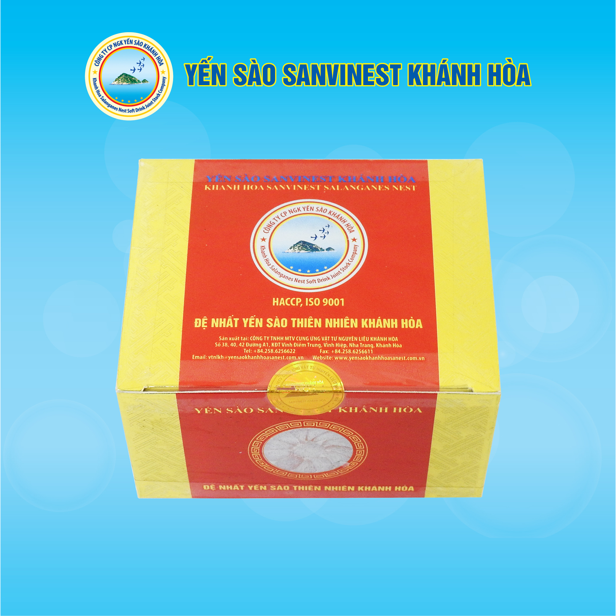 Yến sào Sanvinest Khánh Hòa chính hiệu tinh chế hộp 5g - V505