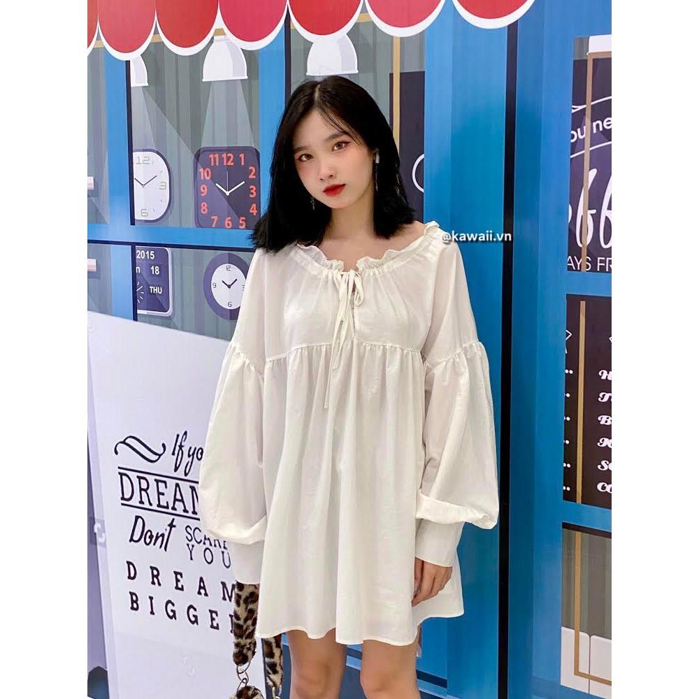 Áo MORI SHIRT dáng rộng xịn xịn như gái Nhật