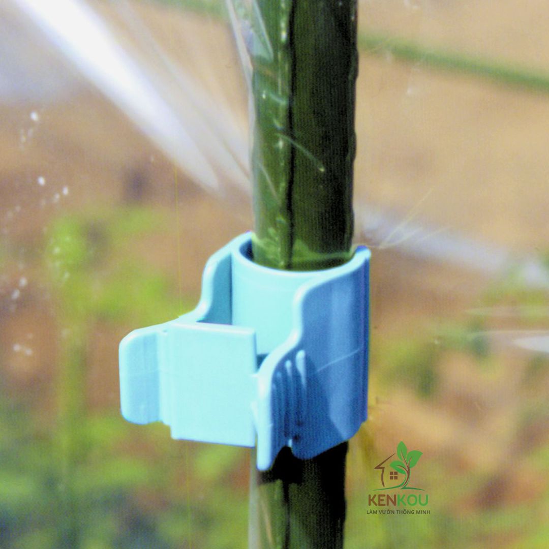 Kẹp nhựa đơn Set 10 kẹp D16mm Hàng DAIM Nhật Bản cố định nylon, lưới cho khung giàn bảo vệ cây