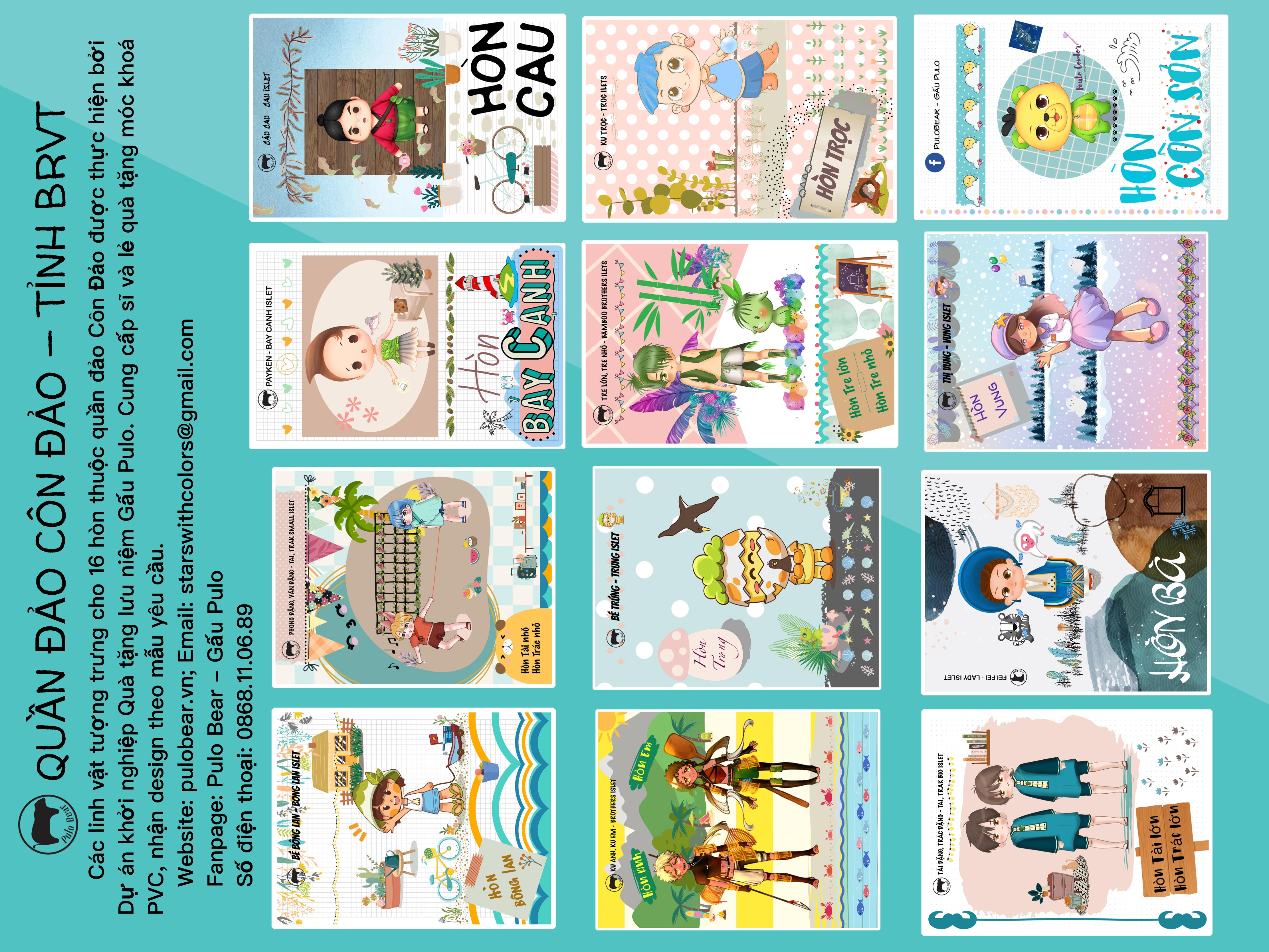 Bộ Sticker Pulo Bear