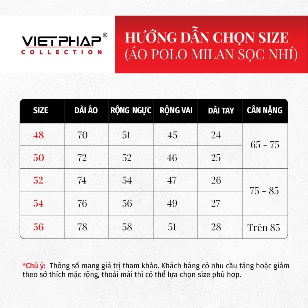 (SALE UP TO 50%) Áo Thun Milan Cao Cấp VIỆT PHÁP / Form Luxury - Chất liệu cotton co dãn và thấm hút mồ hôi tốt 26249