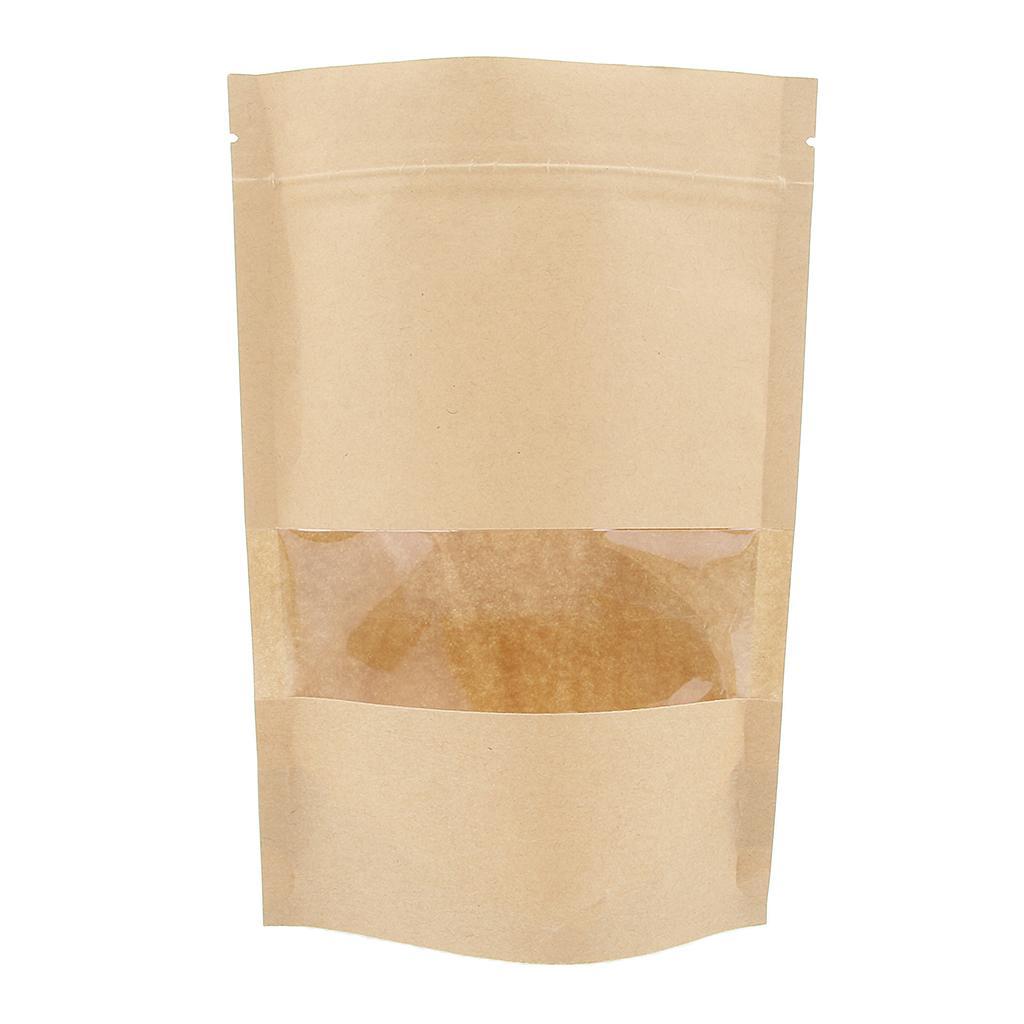 2x Kraft Food Paper Bag Art Lab Tool Material Work