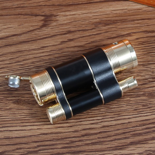 Hộp Qụet Bật Lửa Khò 3 Tia Kiêm Đục COB127 Đẹp Độc Lạ Lửa Khò Mạnh Mẽ