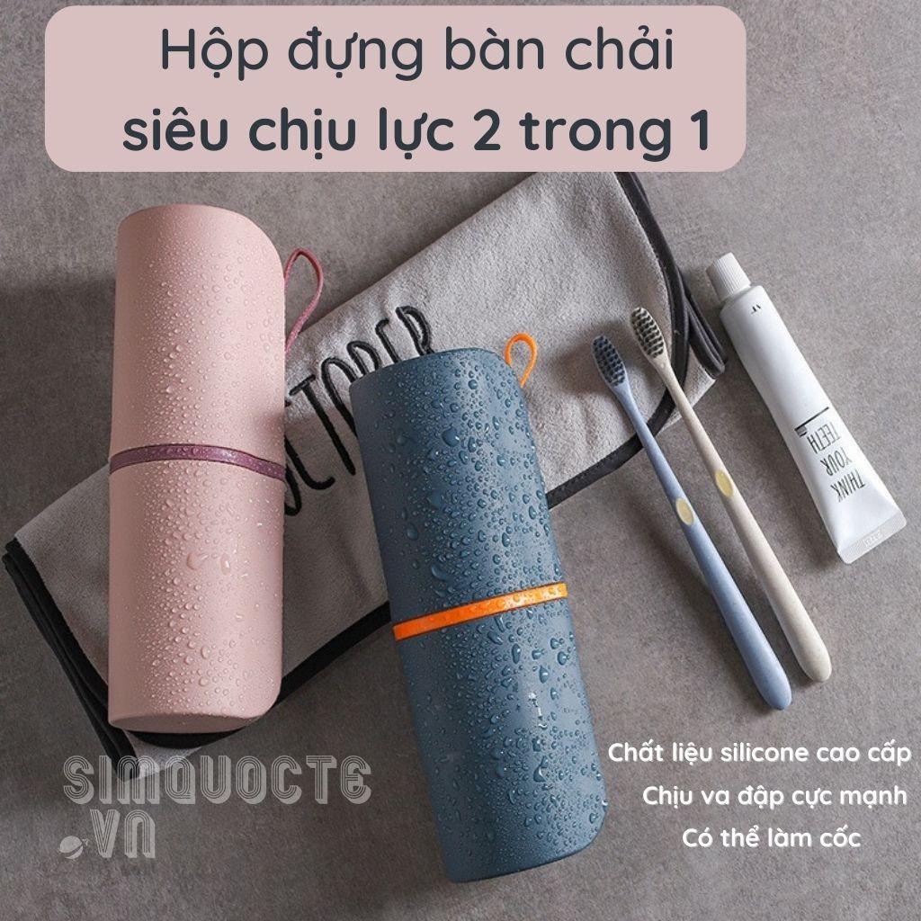 Hộp đựng bàn chải có thể làm cốc tiện dụng