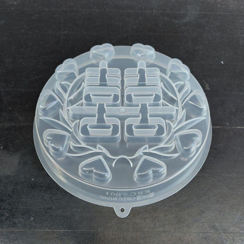 Khuôn nhựa đổ rau câu đk 20cm