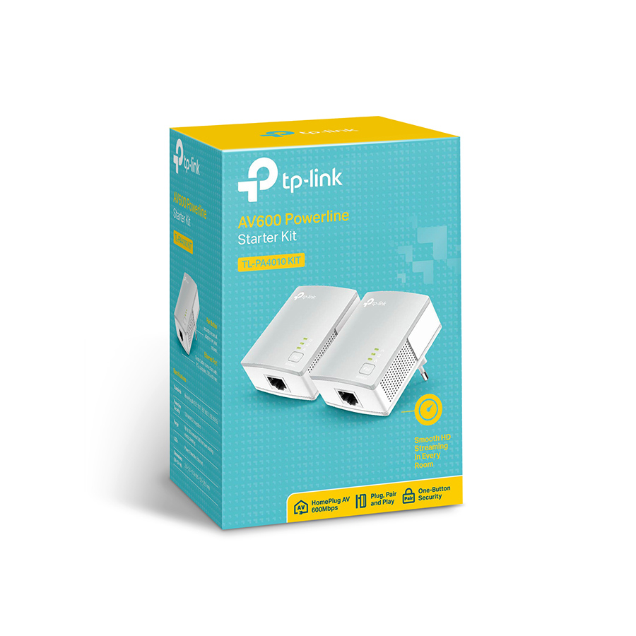 Bộ Chuyển Đổi Ethernet Powerline Nano AV600 TP-Link TL-PA4010KIT - Hàng Chính Hãng