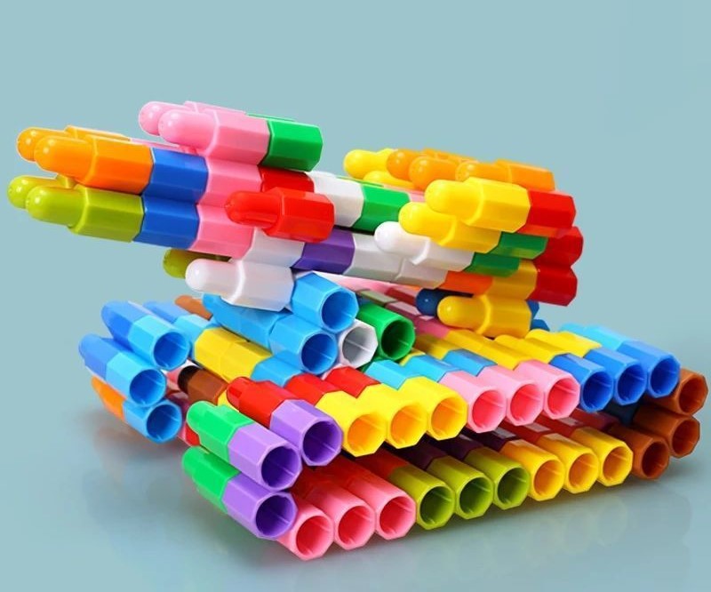 Đồ chơi ráp hình lắp ghép tai thỏ lego cho bé. Màu ngẫu nhiên