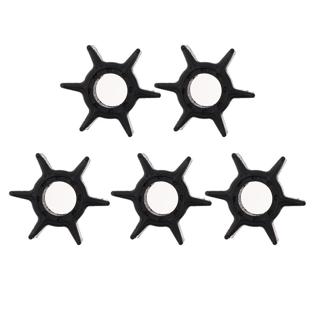 5Pcs Water Pump Outboard Engines Impeller for Yamaha 40 50 60 2 & 4 Stroke Pump