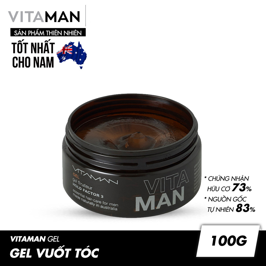 Gel Vuốt Tóc Vitaman Gel 100g