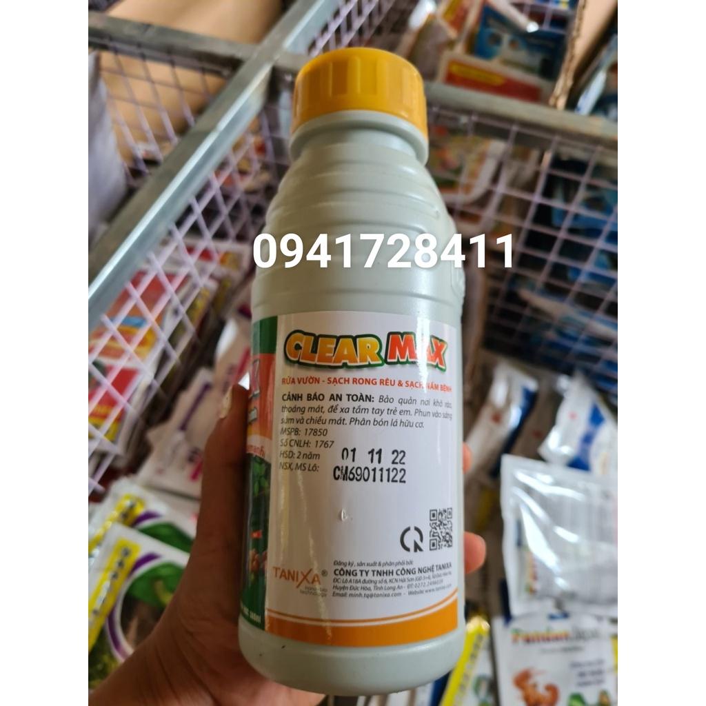 Clear Max ( Rửa vườn, sạch rong rêu, nấm bệnh trên cây ) 500ml