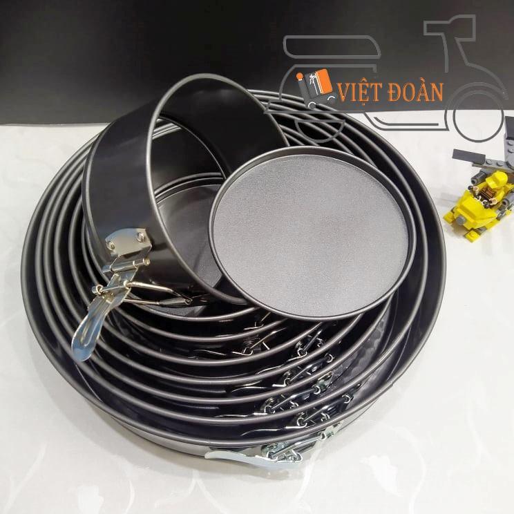 Khuôn Bánh ĐẾ RỜI PHỦ CHỐNG DÍNH. Khuôn Gài Lớn đến 30cm. Dụng cụ làm bánh NƯỚNG TRUYỀN THỐNG Bông Lan, Gato, Gateau
