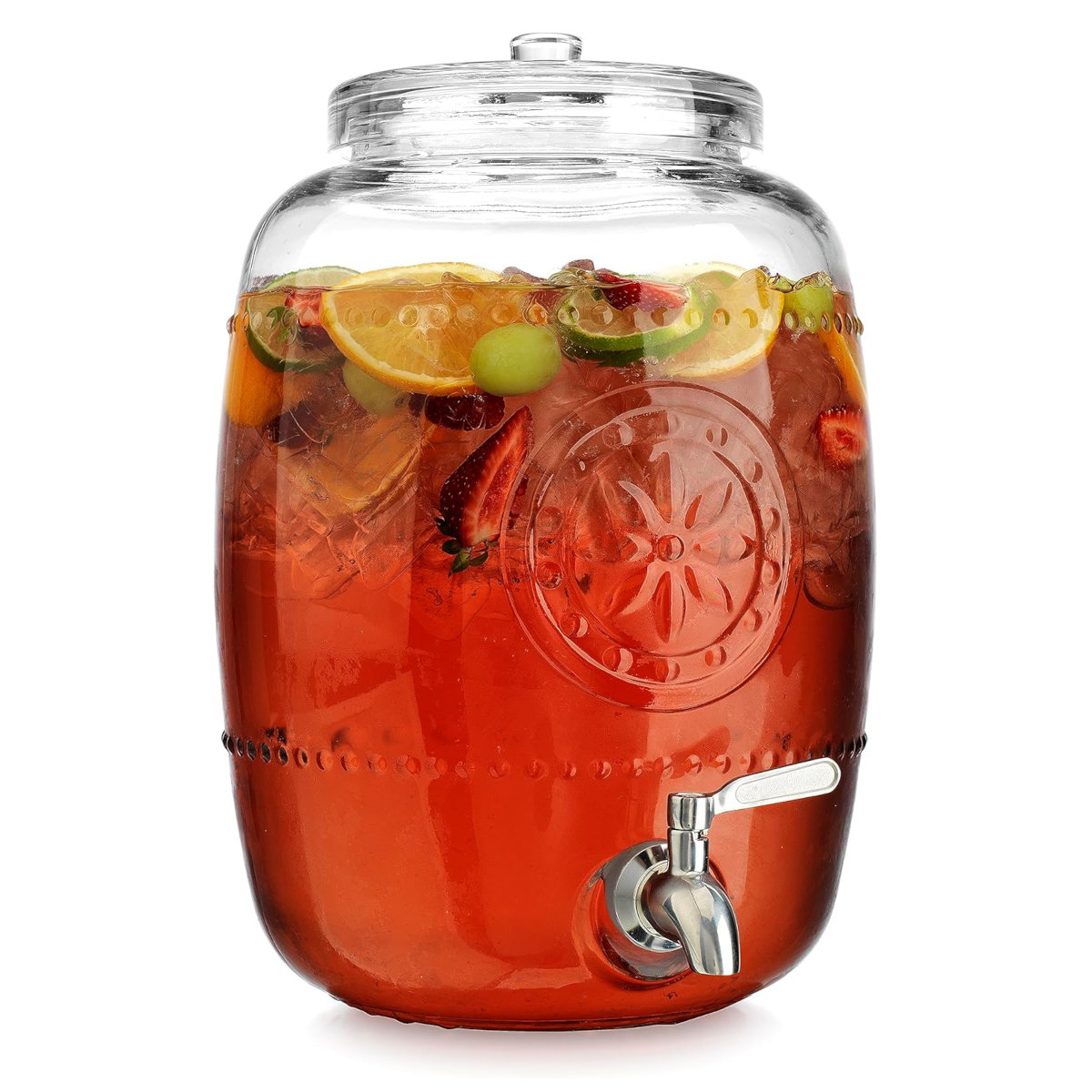 Bình ngâm thuỷ tinh có vòi rót Inox Aus Glas LBL1223 dung tích 8.5L chuẩn Đức