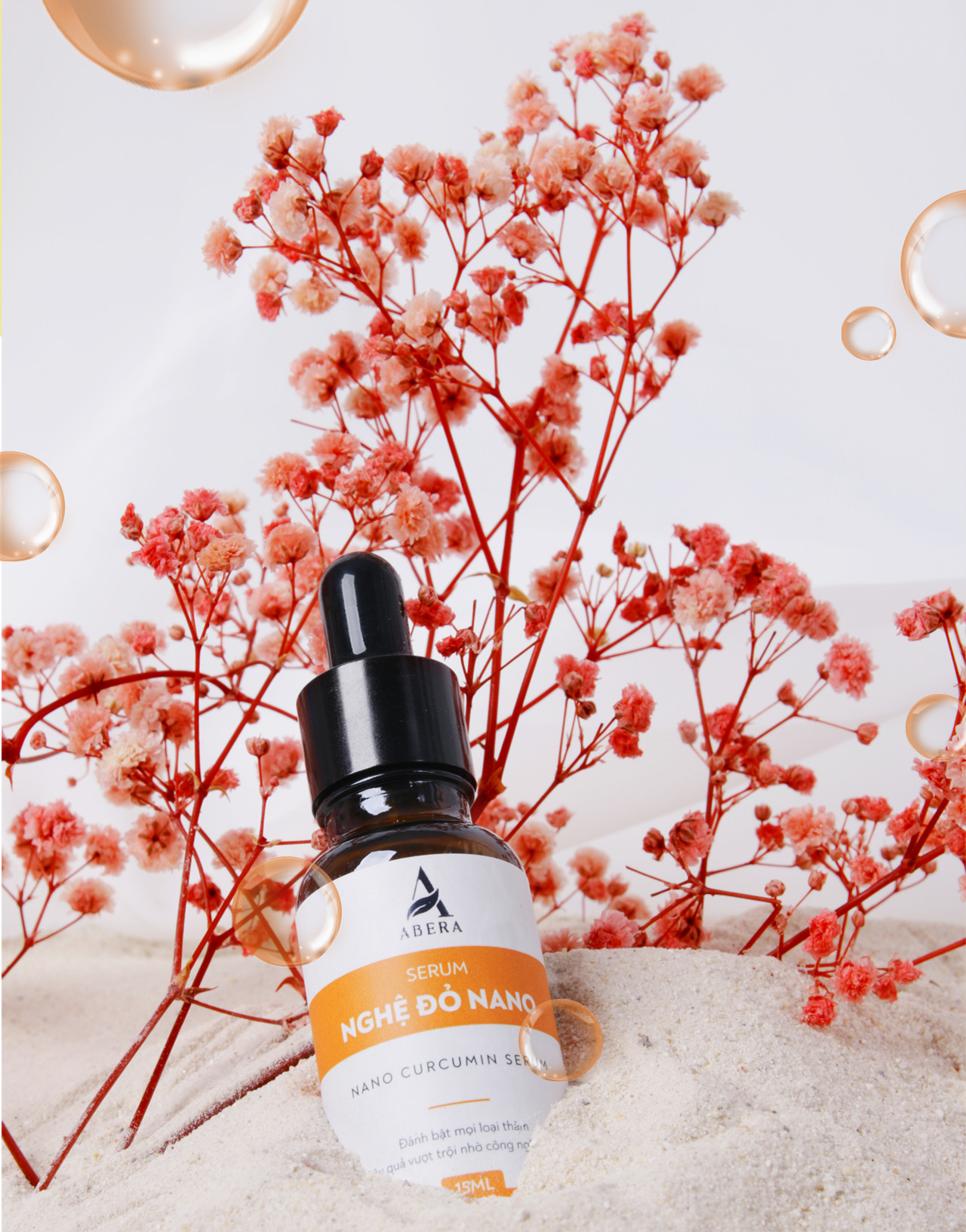 Serum Nghệ Đỏ Nano ABERA - Đánh bật mọi loại thâm