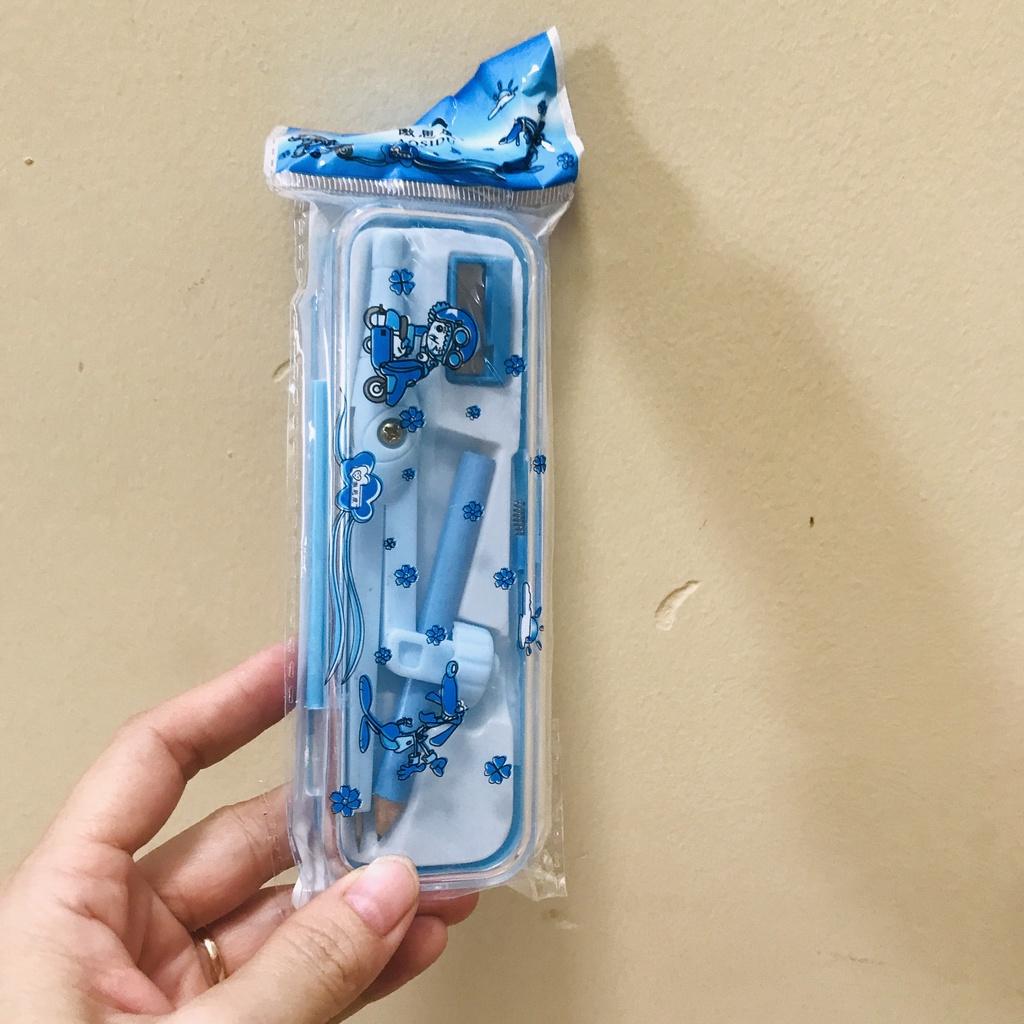 Compa chì gỗ thường dụng cụ vẽ đường tròn vPP TRÍ TÍN)