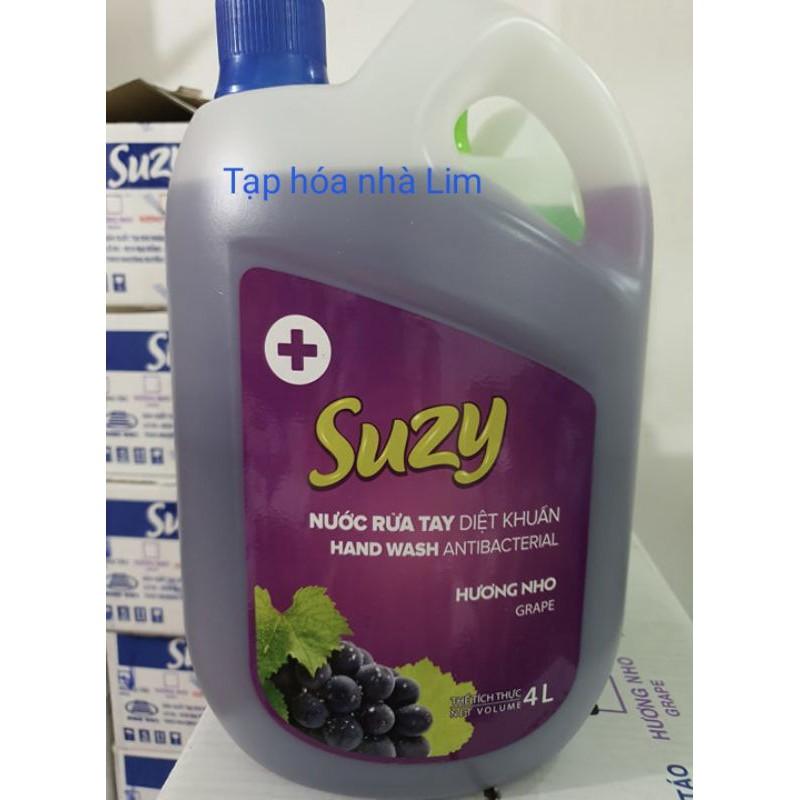 Nước rửa tay DIỆT KHUẨN SUZY 4L - thành phần HỮU CƠ, chất lượng NHẬT BẢN