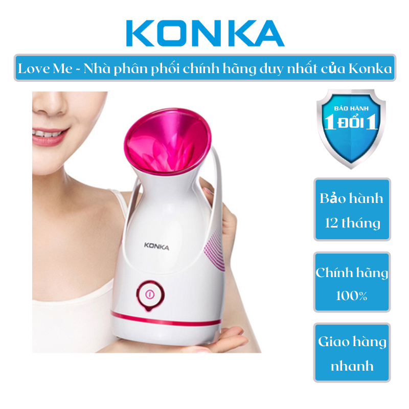 Máy Xông Mặt Phun Sương Nano Giữ Ẩm Làm Sạch Da Mặt 100mL KONKA KZ-X6 - Hàng Chính Hãng