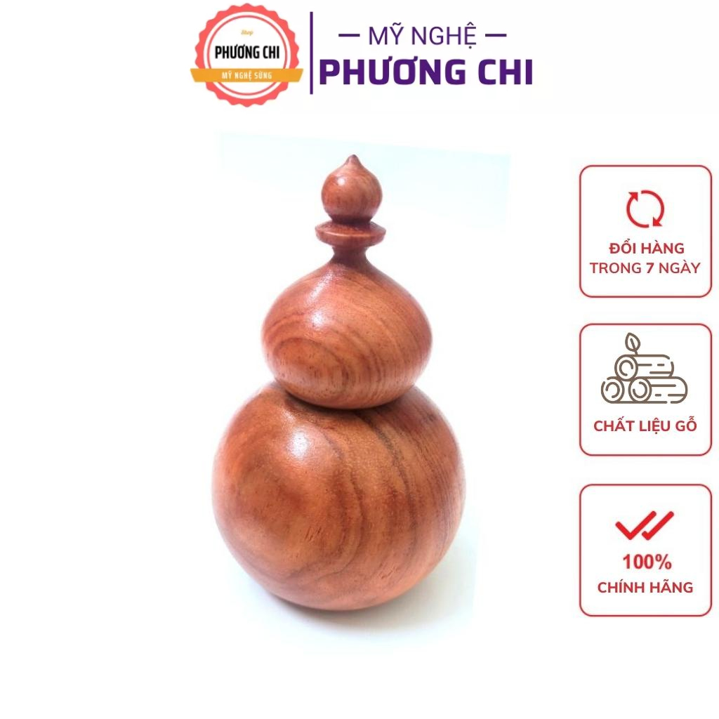 Ống để tăm hồ lô bằng gỗ hương chất lượng tốt | Mỹ Nghệ Phương Chi