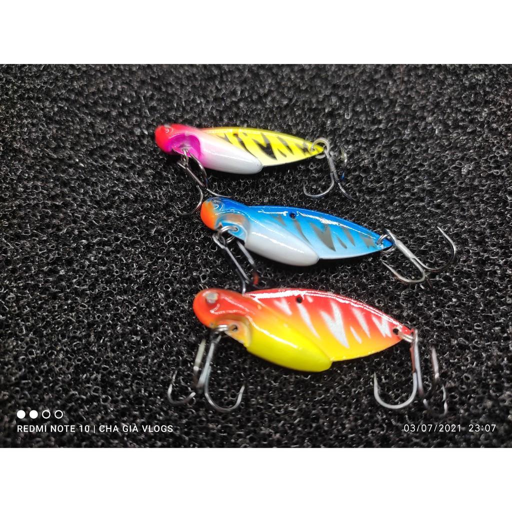 Cá sắt lure cá lóc CICADA 10g FULL LƯỠI SIÊU BÉN ĐỒ ĐỒ CÂU CHA GIÀ VLOGSCHUYÊN SĂN LÓC VƯỢC