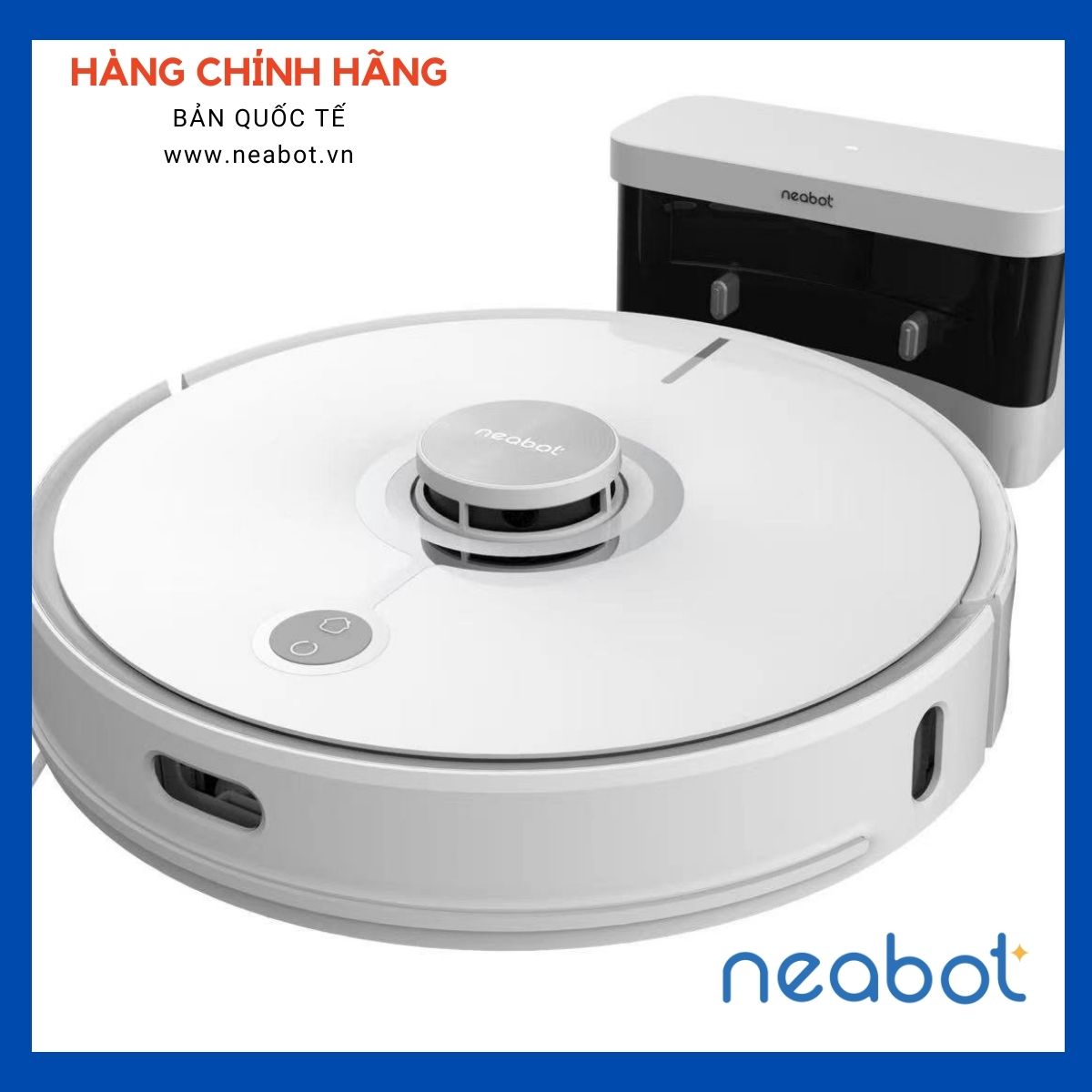 Robot hút bụi lau nhà Neabot Nomo N2 Lite - Hàng chính hãng