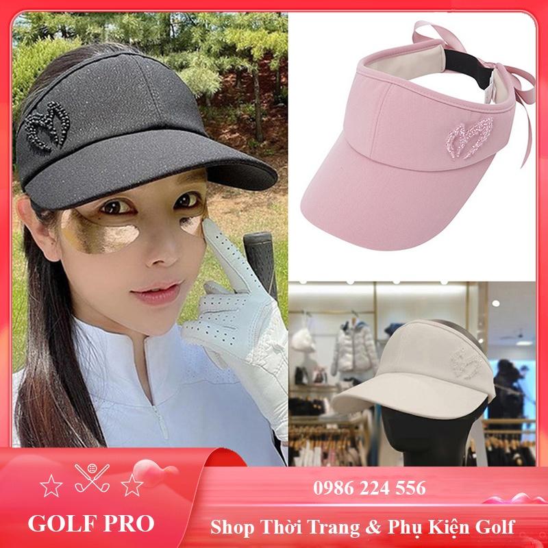Mũ golf nữ nửa đầu MBE chống nắng thoáng khí thời trang MG040
