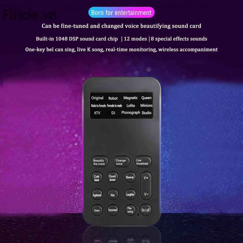 Bộ Loa Không Dây Mini Hỗ Trợ Live Changer Sound Card