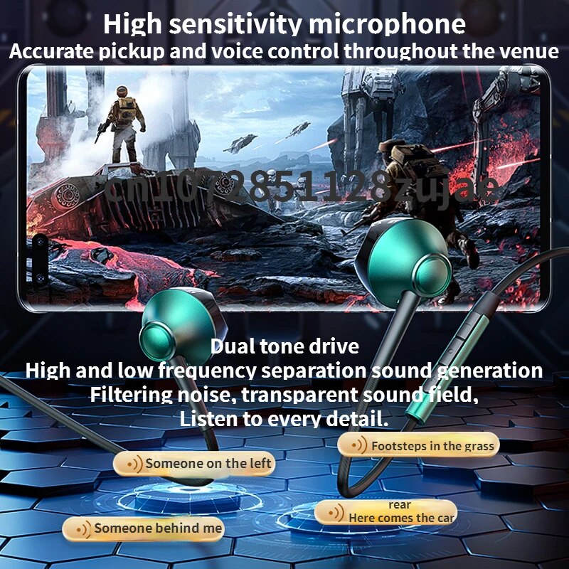 Tai Nghe Có Dây Baseus Encok H06 lateral in-ear Wired Game Earphone (Hàng chính hãng)