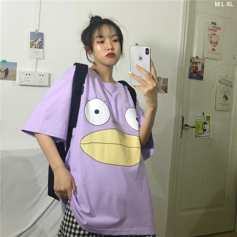 Áo Thun Tay Lỡ Form Rộng MẮT MÔI VỊT Unisex