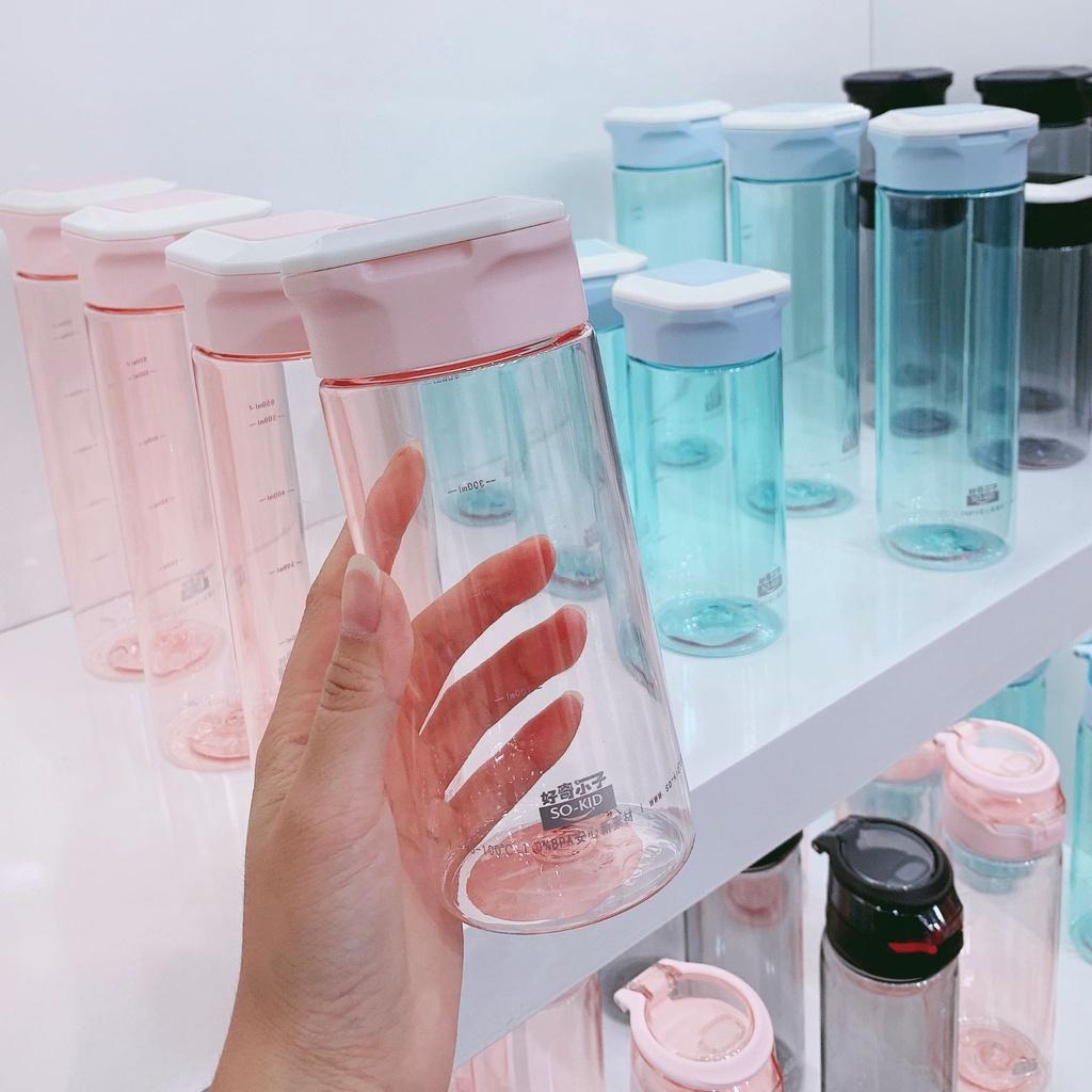 Water Cup Portable Hidden Handle Leak-proof Handy Cup Male and Female Students Creative Trend Outdoor Sports Plastic Tea Cup