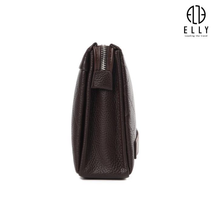 TÚI CLUTCH NAM DA THẬT ELLY HOMME – ECM11