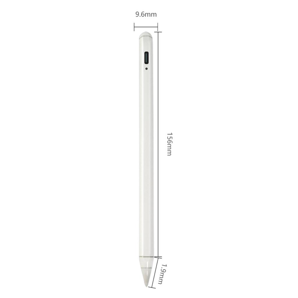 Stylus Pen for Touch Screen, Smooth Precision Capacitive Pen Fine Point Built-in Magnet Automatically Attached, for iPad 6/Air 3/Mini 5/Pro