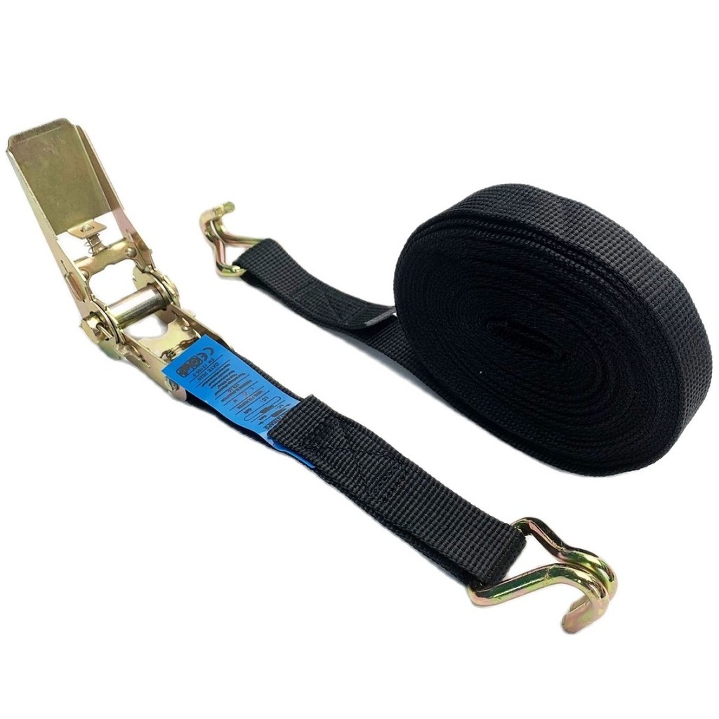 Dây tăng đơ cố định các kiện hàng size 2.5cmx6m móc chữ J 1 tấn
