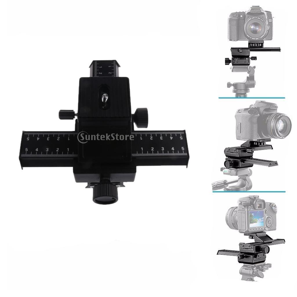 4-Way Macro Focusing Focus Rail Slider Slide for Pentax Olympus DSLR DV