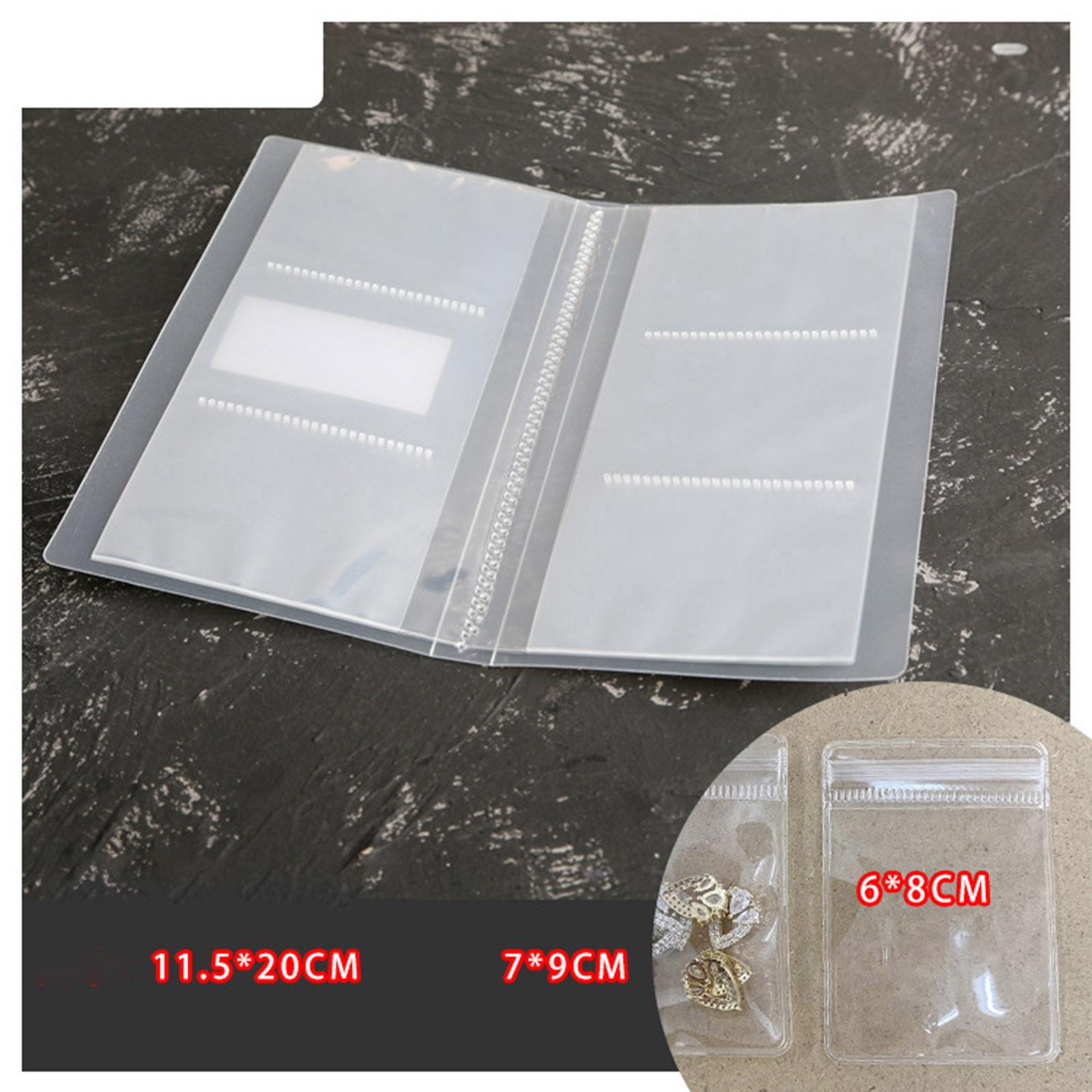 PVC Jewelry Storage Organizer for Earrings Album Cards