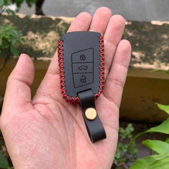 Bao da dành cho chìa khoá Volkswagen Passat handmade da thật